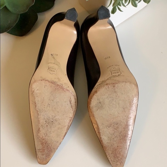 Bottega Veneta Chic Brown Leather Pointed Heels - Picture 6 of 8